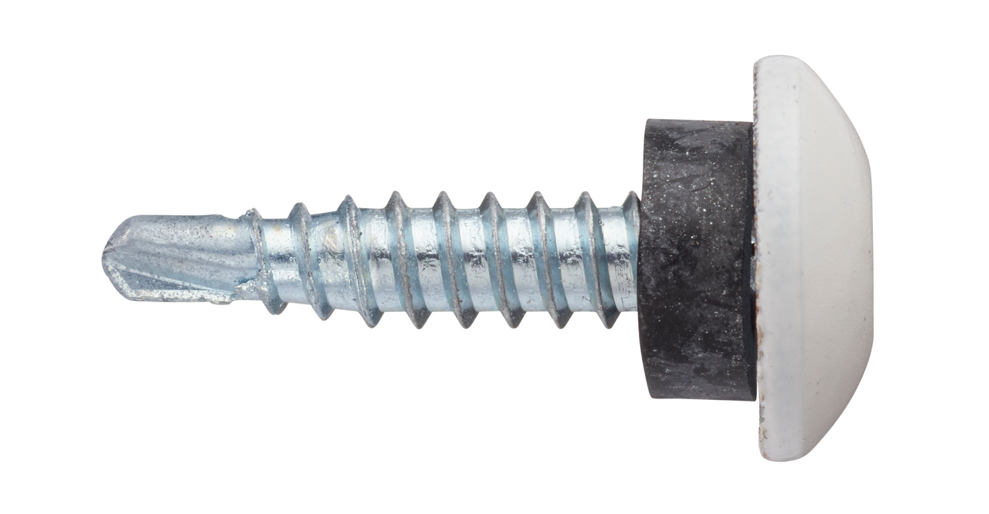 FASADSKRUV V/S/B Ö-LAPP STÅL UTV VIT 4,8X23 100ST