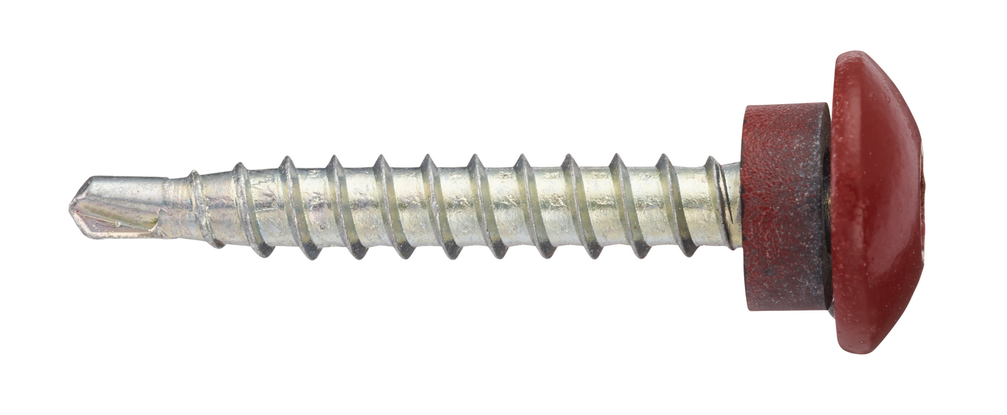 FASADSKRUV VSB MÖRKRÖD 4,8X35 10ST