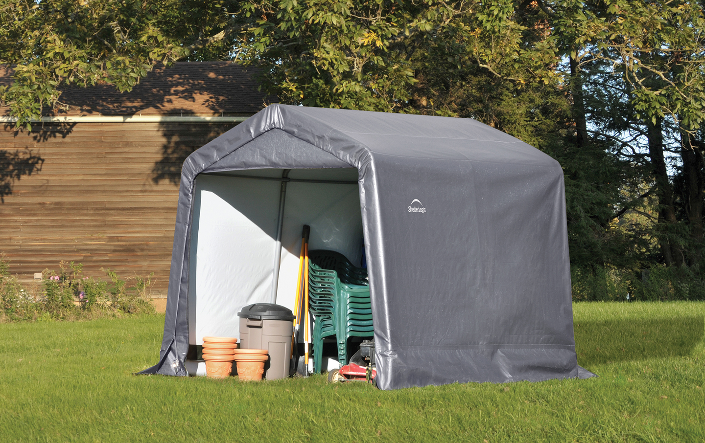 FÖRRÅDSTÄLT GOP GRÅ 3000X3000X2400, GRÅ 9M2