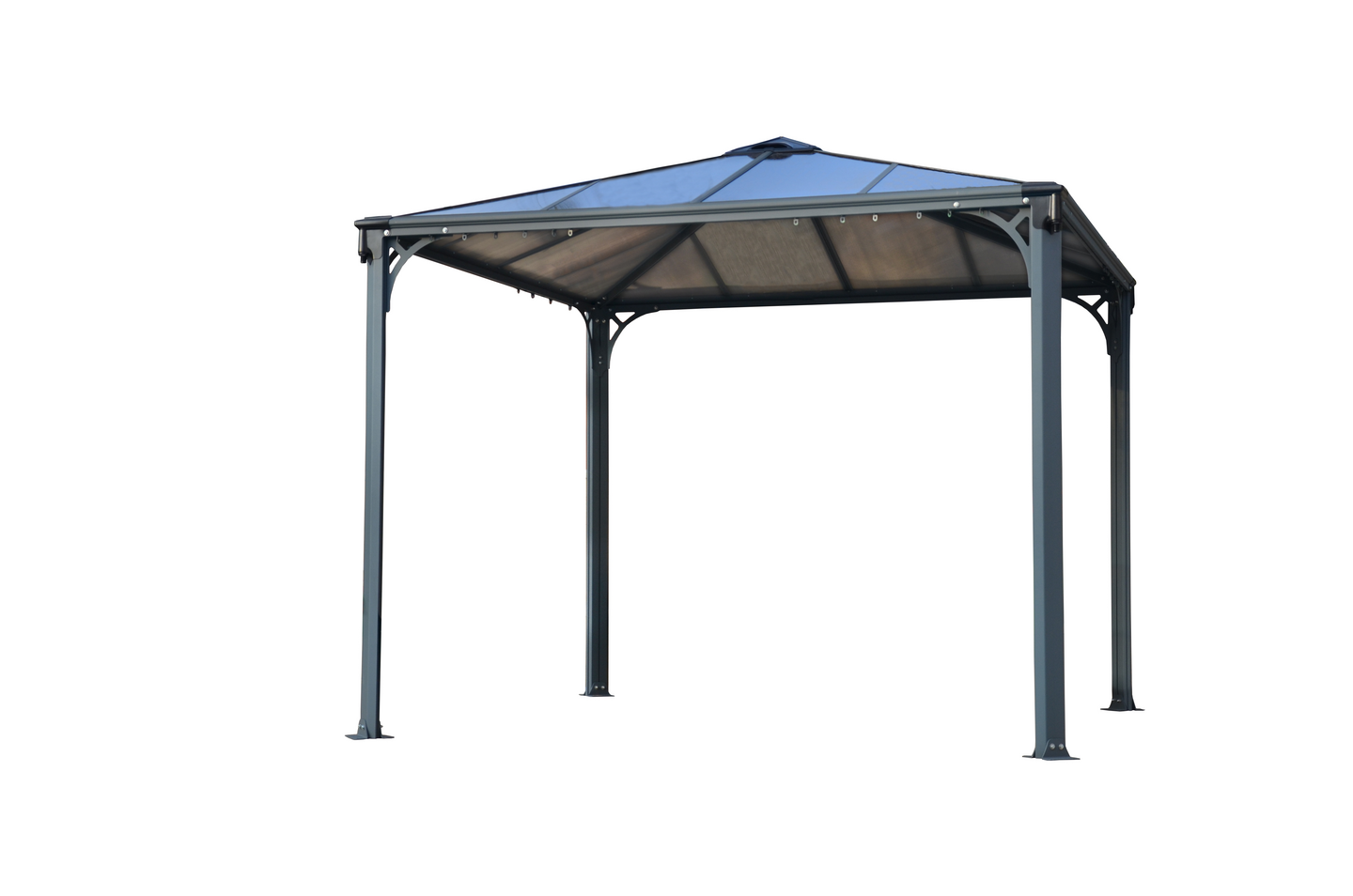 Pergola Palram Palermo 3000 3x3m harmaa