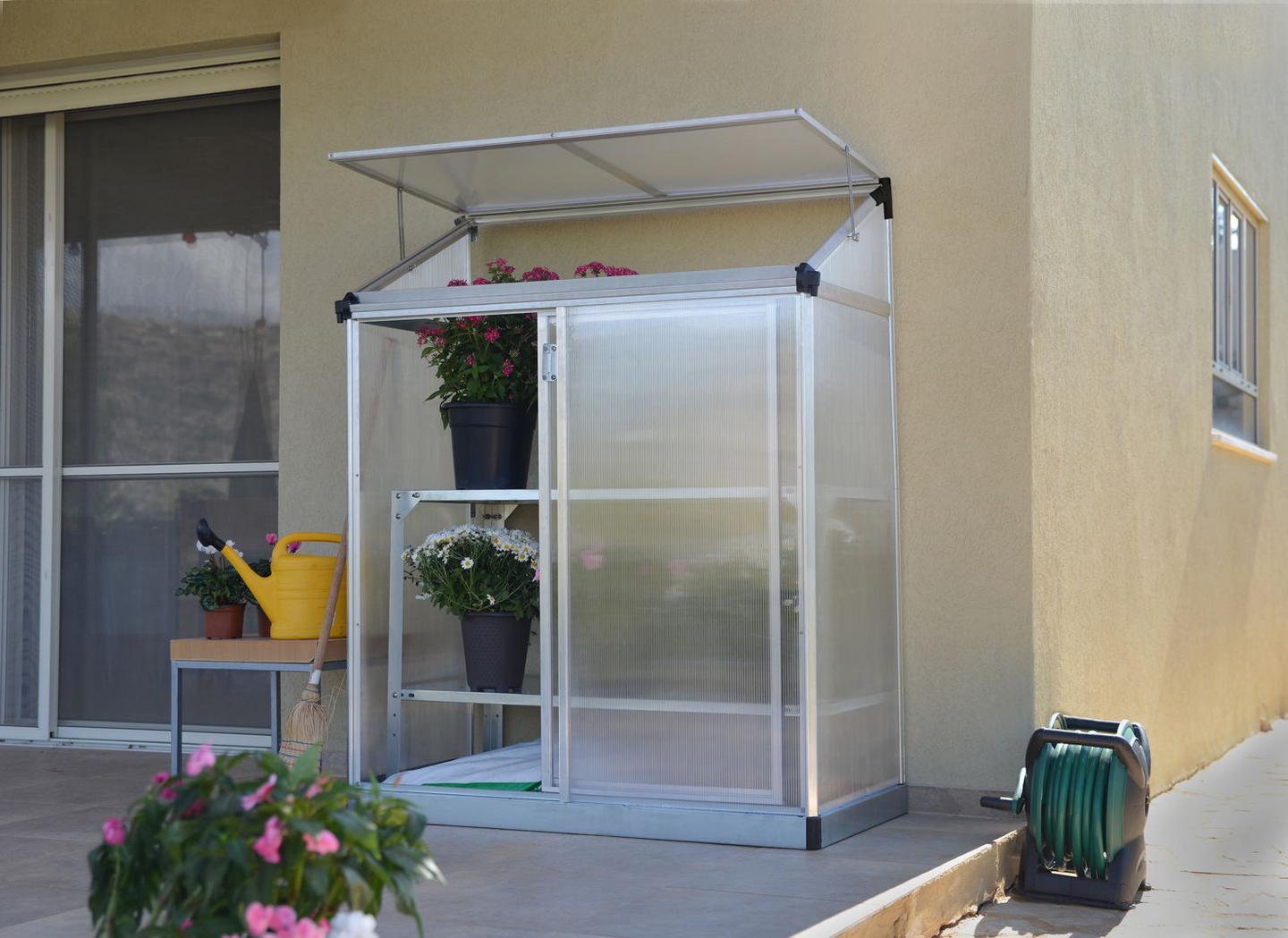 VÄXTHUS GOP MULTI LEAN-TO 2 X 4, 1250X635X1600MM