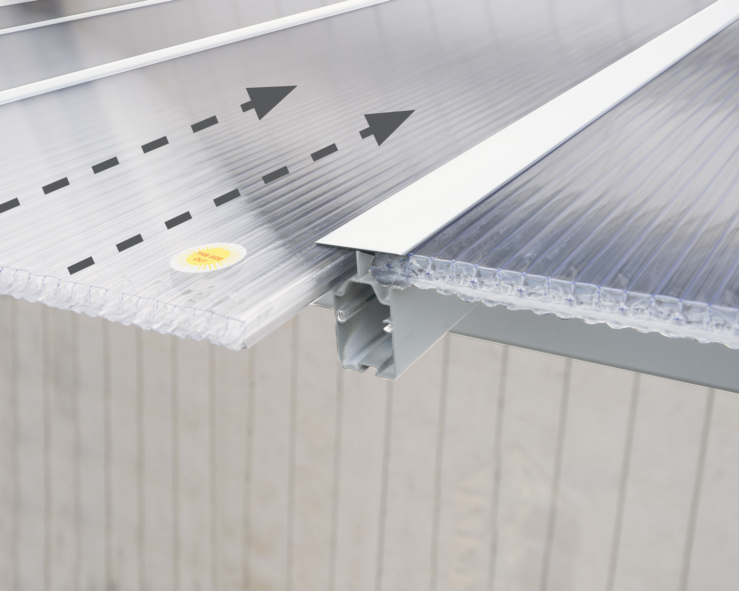 TAK GOP KOMPLETT OLYMPIA VIT 16MM, 4250X2950X2600-3050MM