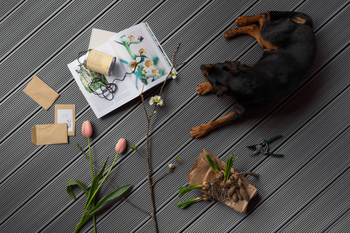 TRÄKOMPOSIT WOODLON DECO LIGHT GREY 5400X138MM