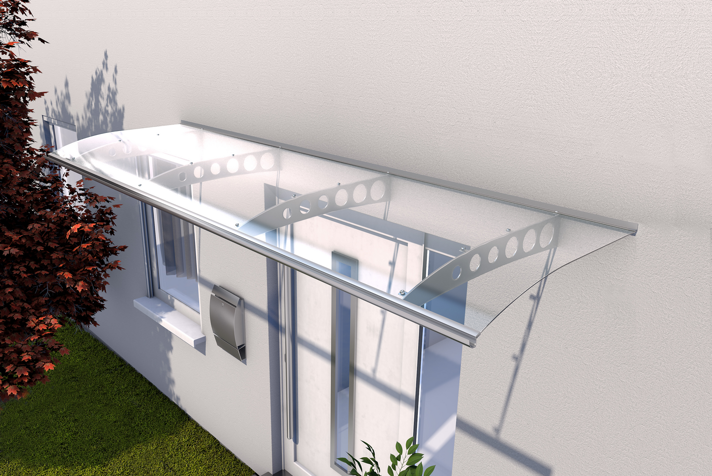 ENTRÉTAK GOP VEGA PT/ET 300 AKRYL ROSTFRITT STÅL/ALUMINIUM