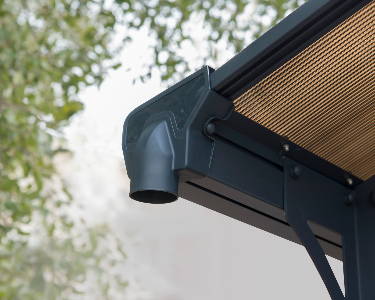 Autokatos Canopia Arcadia 3,6x4,5m harmaa