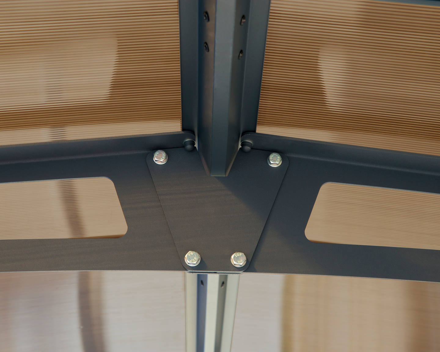 Autokatos Canopia Arcadia 3,6x4,5m harmaa