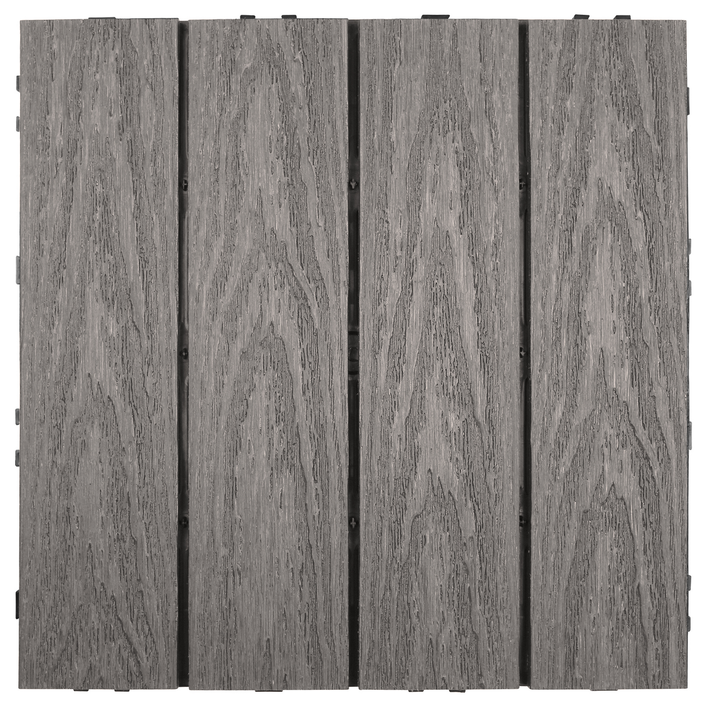 GOLVPLATTA WOODLON TRÄKOMPOSIT LIGHT GREY 300X300X22,2MM