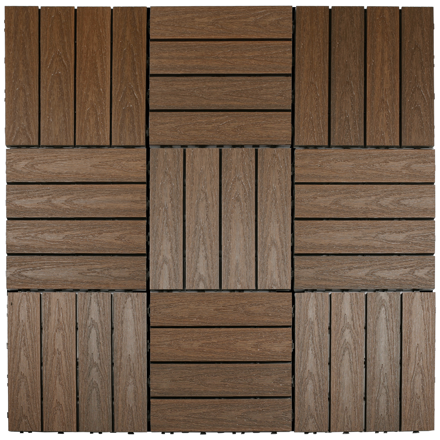 GOLVPLATTA WOODLON TRÄKOMPOSIT BROWN 300X300X22,2MM