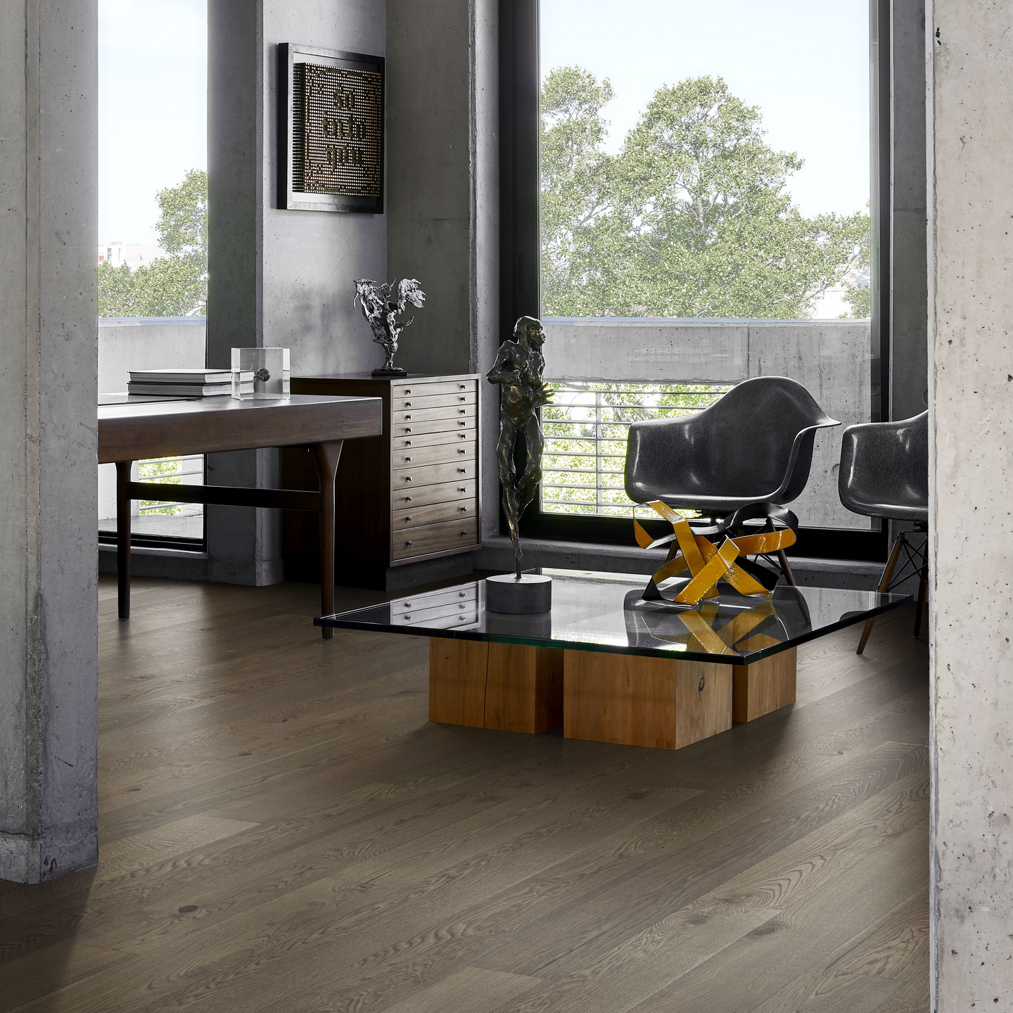 Parketti Kährs Beyond tammi Charcoal Light 1S