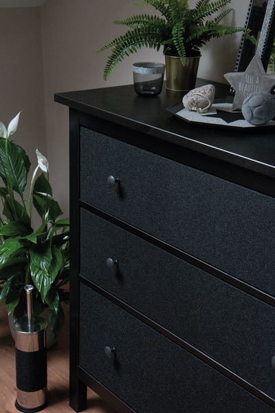 Kontaktimuovi DC-Fix 341-8012 0,675x2m musta/glitter