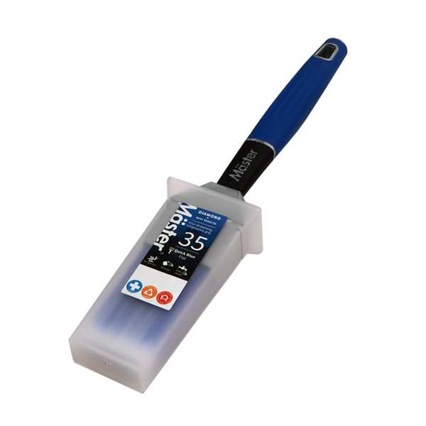 LACKPENSEL MÄSTER SNEDSTÄLLD 35MM, QUICK BLUE DIAMOND