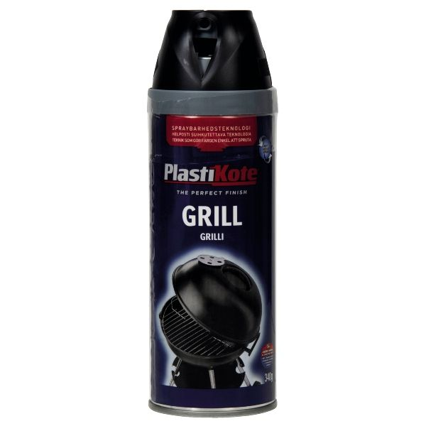 SPRAYFÄRG PLASTKOTE GRILL SVART PK 400ML