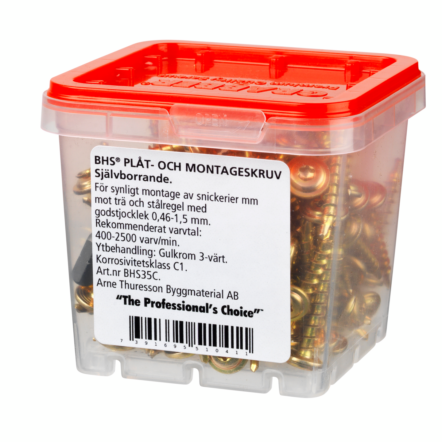 MONTAGESKRUV GRABBER SJÄLVBORRANDE, 4,8X35 100ST