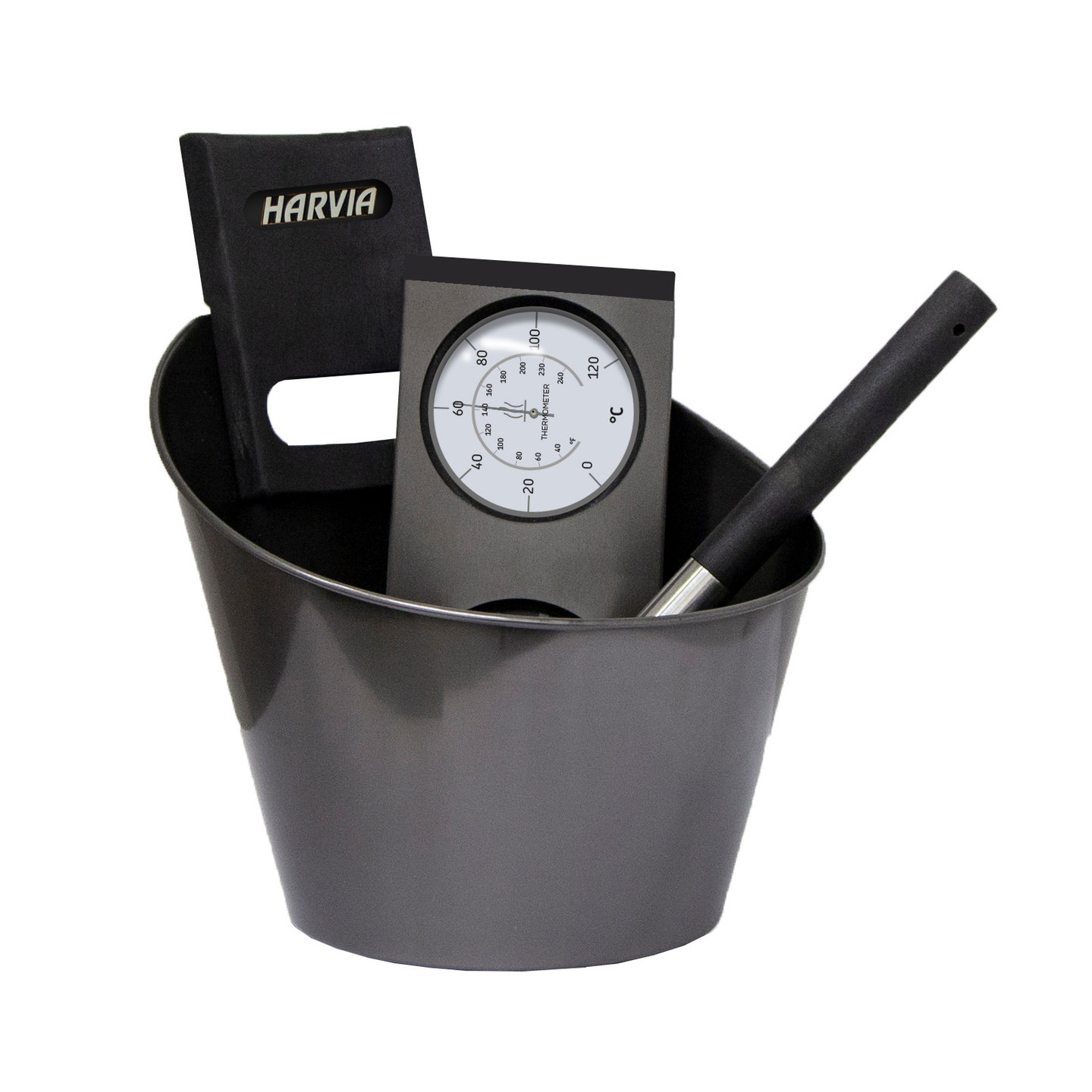 Saunatarvikesetti Harvia SA007 Black Steel