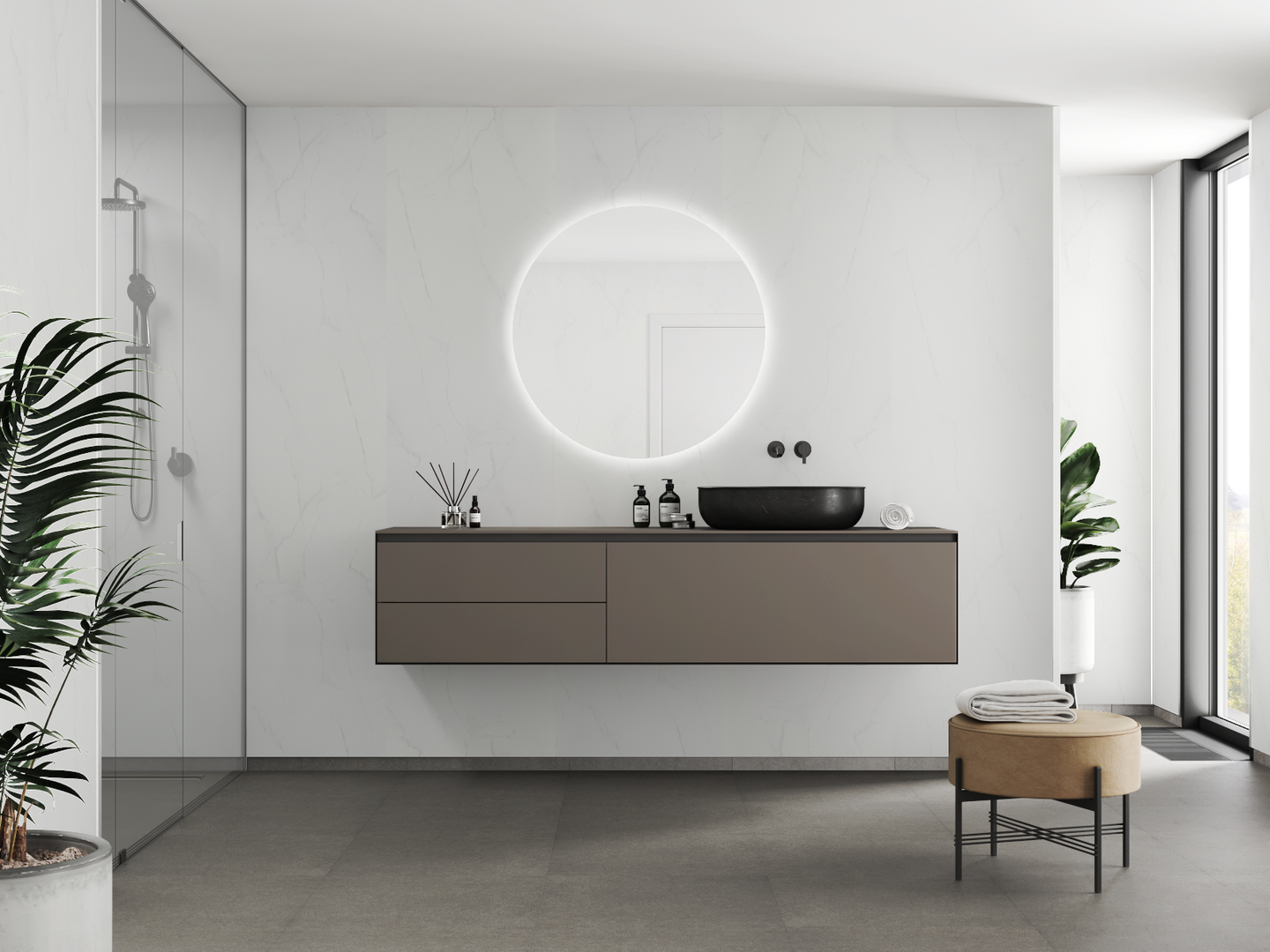 Sisustuslevy Fibo 11x620x2400 2487-M00 S Bianco Marble