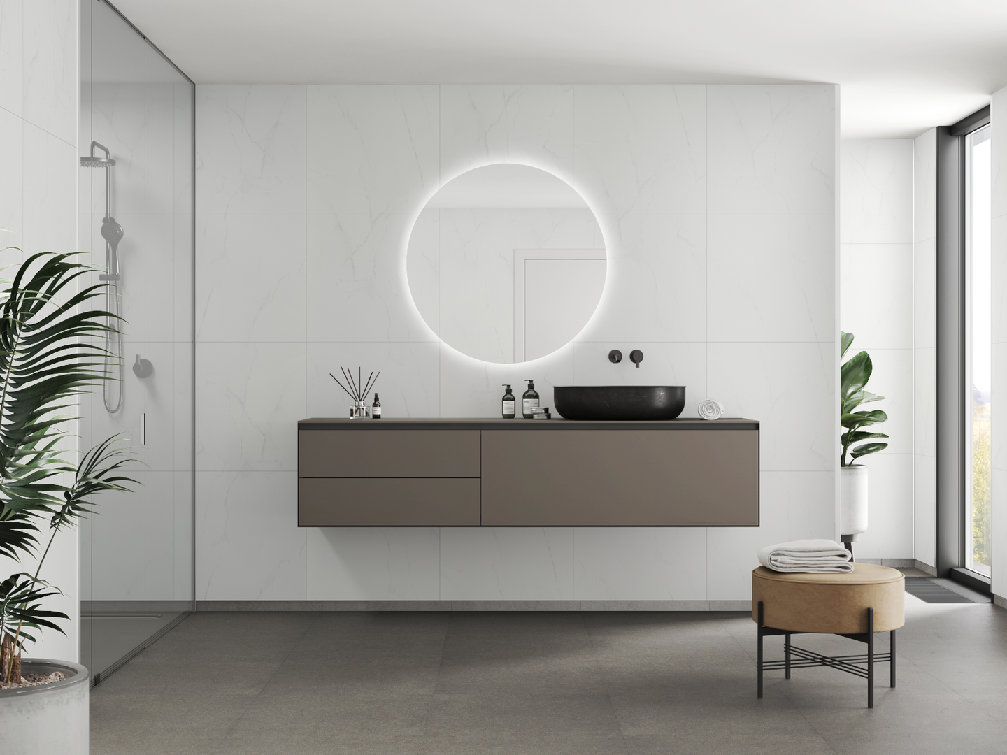 Sisustuslevy Fibo 11x620x2400 2487-M6060 S Bianco Marble