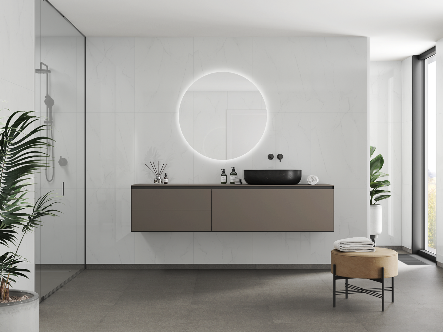 Sisustuslevy Fibo 3487M6080 Bright Marble