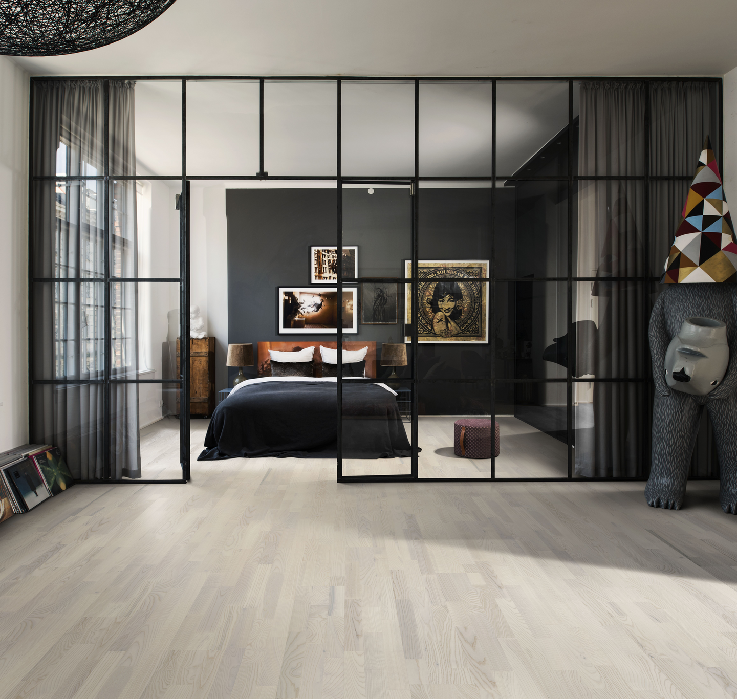 PARKETT kährs ASK POLAR 3S 5G MATTL. VIT