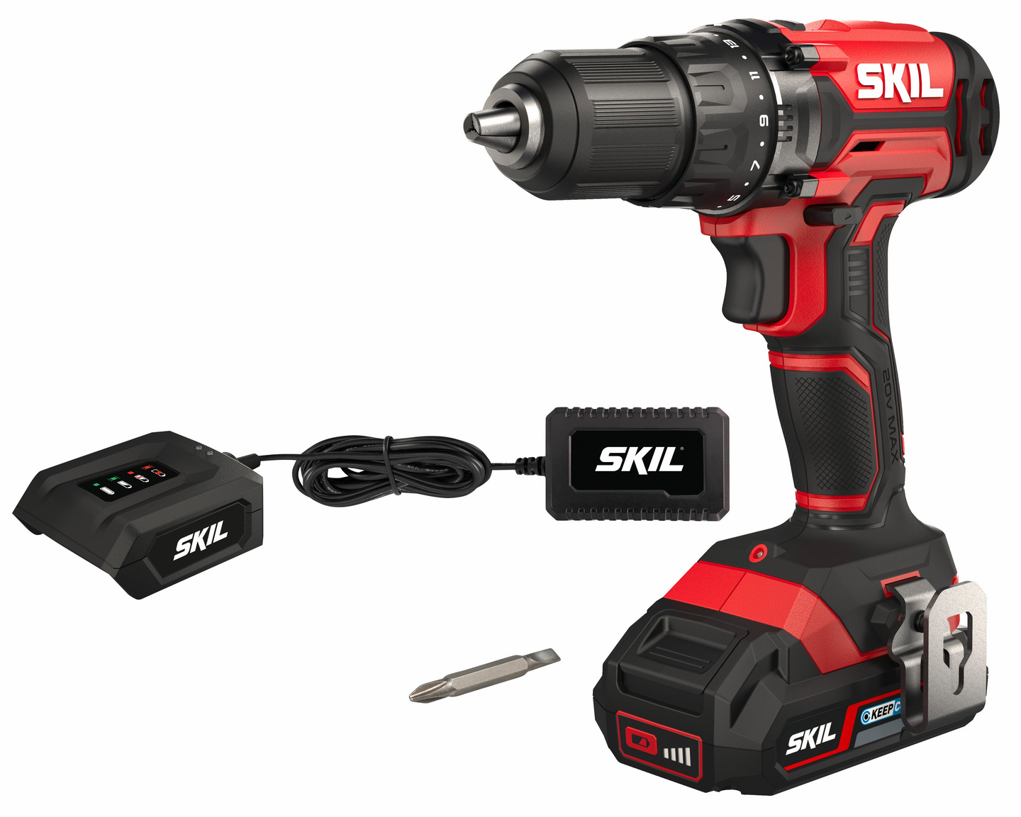 BATTERIDRILL 3008AC 20V 2,0AH SKIL