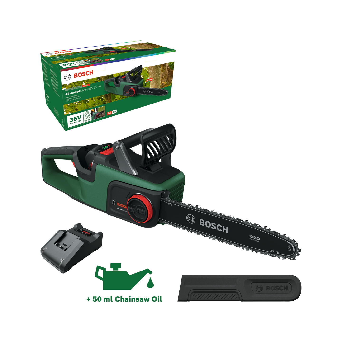 Akkuketjusaha Bosch AdvancedChain 36V-35-30 1x2,0Ah