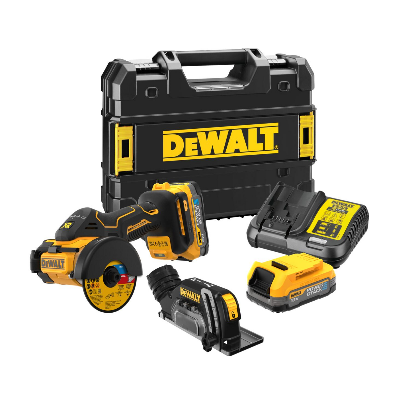 VINKELSLIP DEWALT MULTI DCS438E2T-QW, XR TSTAK 76MM 2XDCBPO34 18V