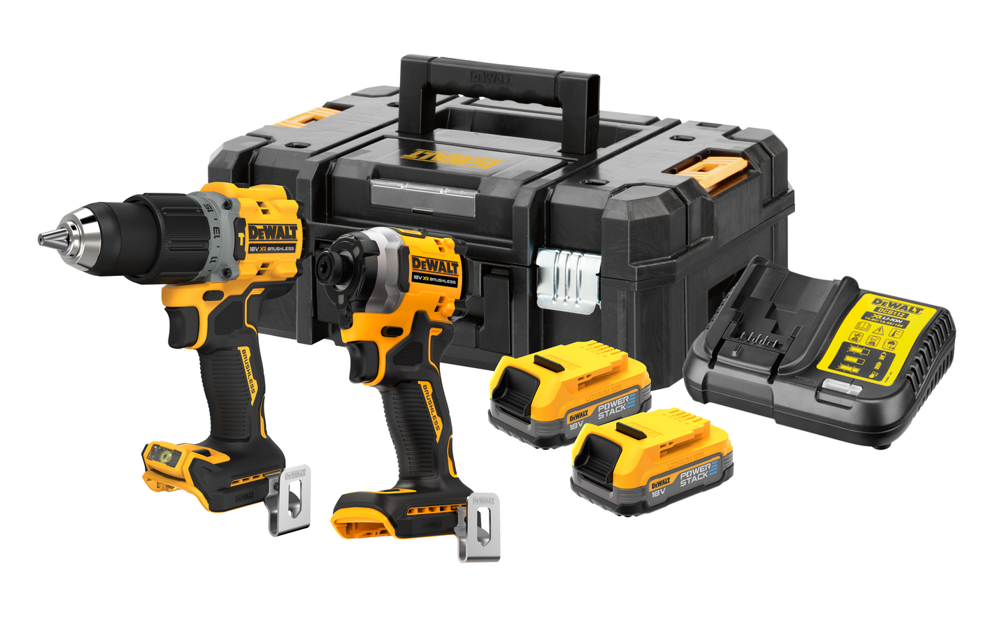 MASKINKIT DEWALT DCK2050E2T-QW DCD805, DCF850 2XPOWERSTACK 18V