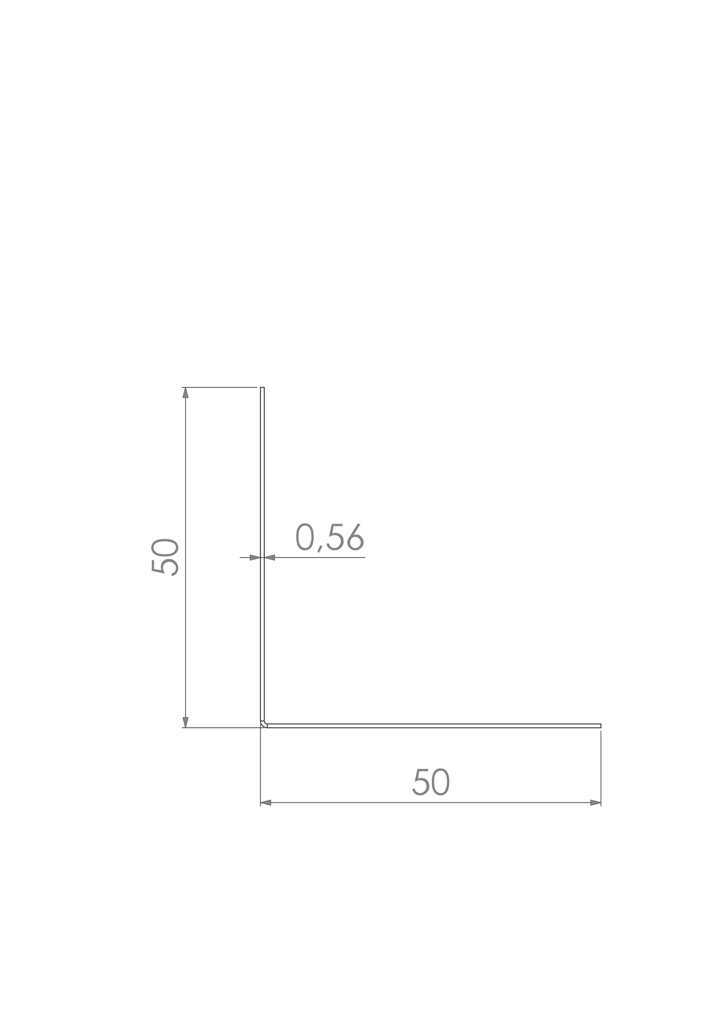 HÖRNPROFIL VH L=3000MM 501662