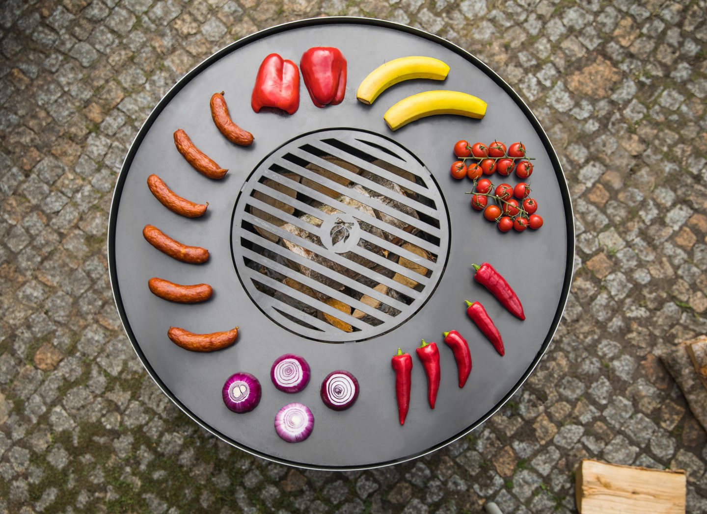 GRILLPLATTA GOP COOK KING RÅSTÅL SVART D82CM