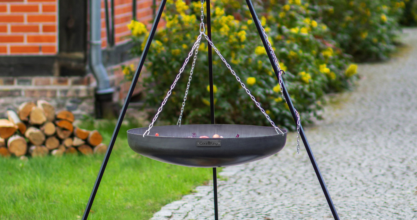 WOK GOP COOK KING ELDFAT SVART STÅL D60CM