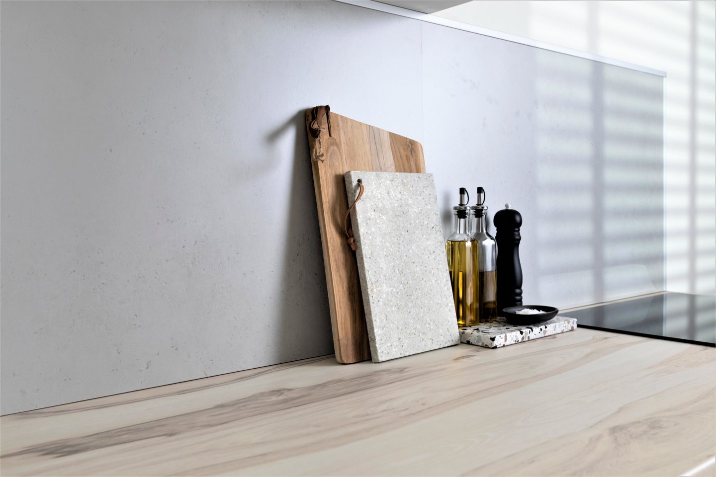 BÄNKSKIVA HICKORY 610X3000X28 LAMINAT 4106-EM