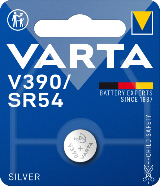 Nappiparisto VARTA V390/SR54 hopeaoksidiparisto