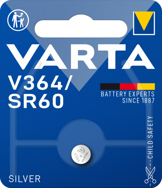 Hopeaoksidiparisto VARTA V364/SR60