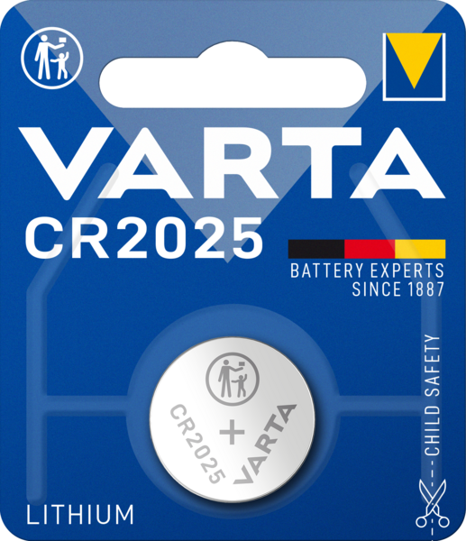 Nappiparisto VARTA Litium CR 2025