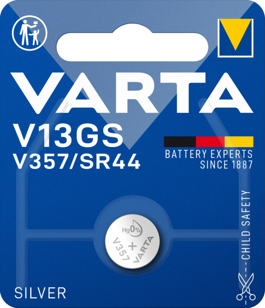 Nappiparisto VARTA V13GS/SR44 hopeaoksidi