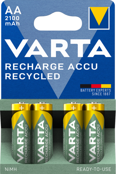 Akkuparisto VARTA ladattava NIMH AA 2100MAH 4kpl