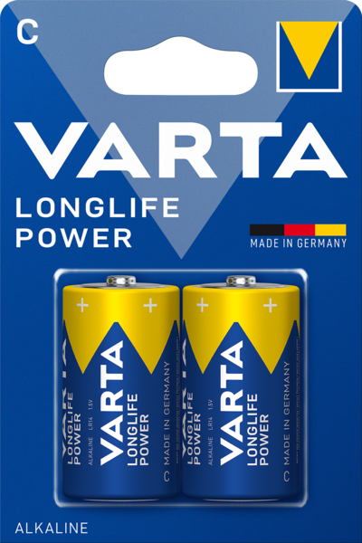 Alkaliparisto VARTA Longlife Power C 2kpl