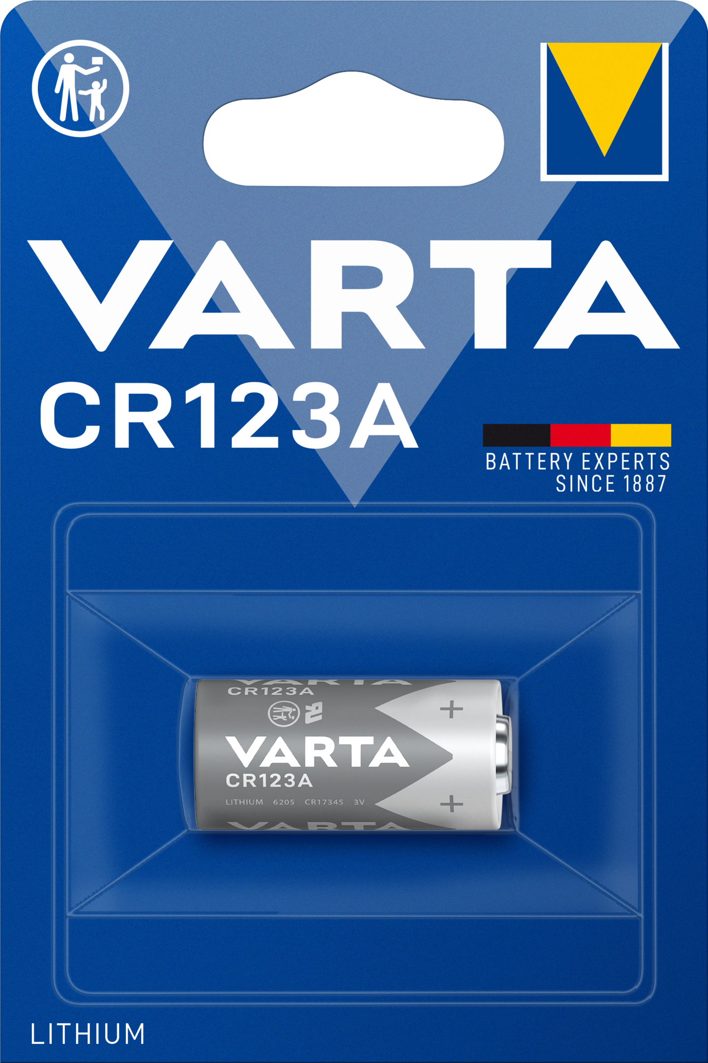 Paristo VARTA CR 123A 3,0V/1600MAH Litium