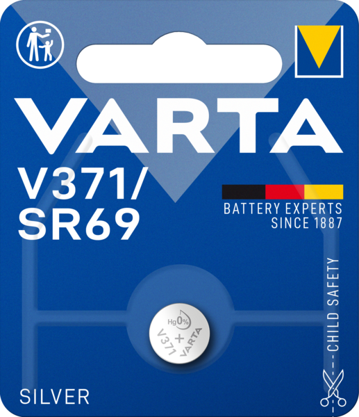 Nappiparisto VARTA V371/SR69 hopeaoksidiparisto