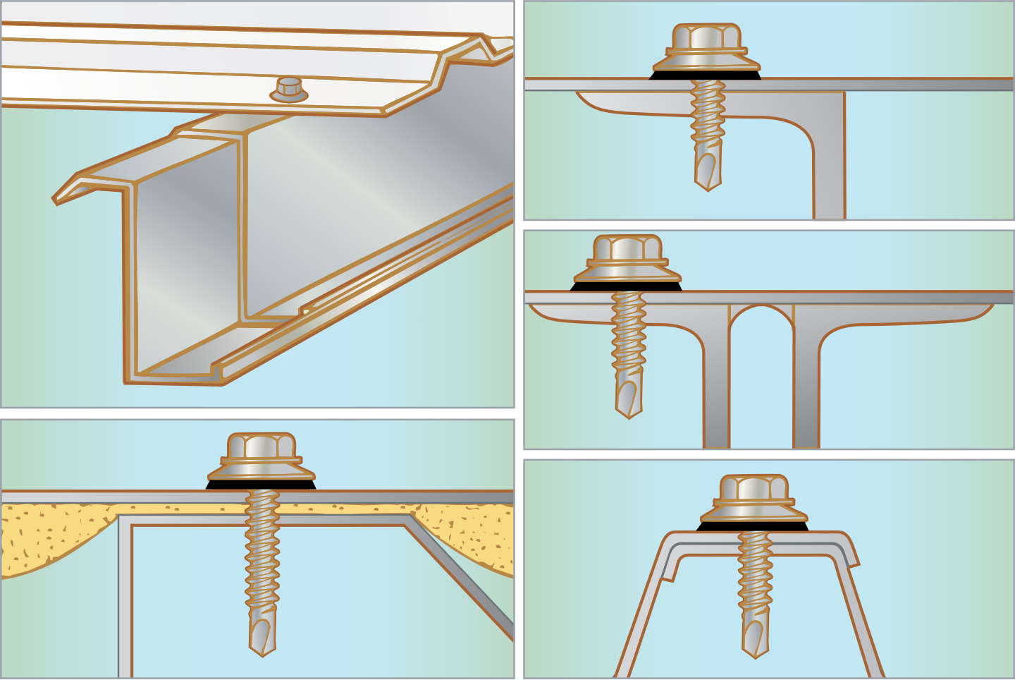 BYGGPLÅTSKRUV BMB A2 5.5X20 250ST