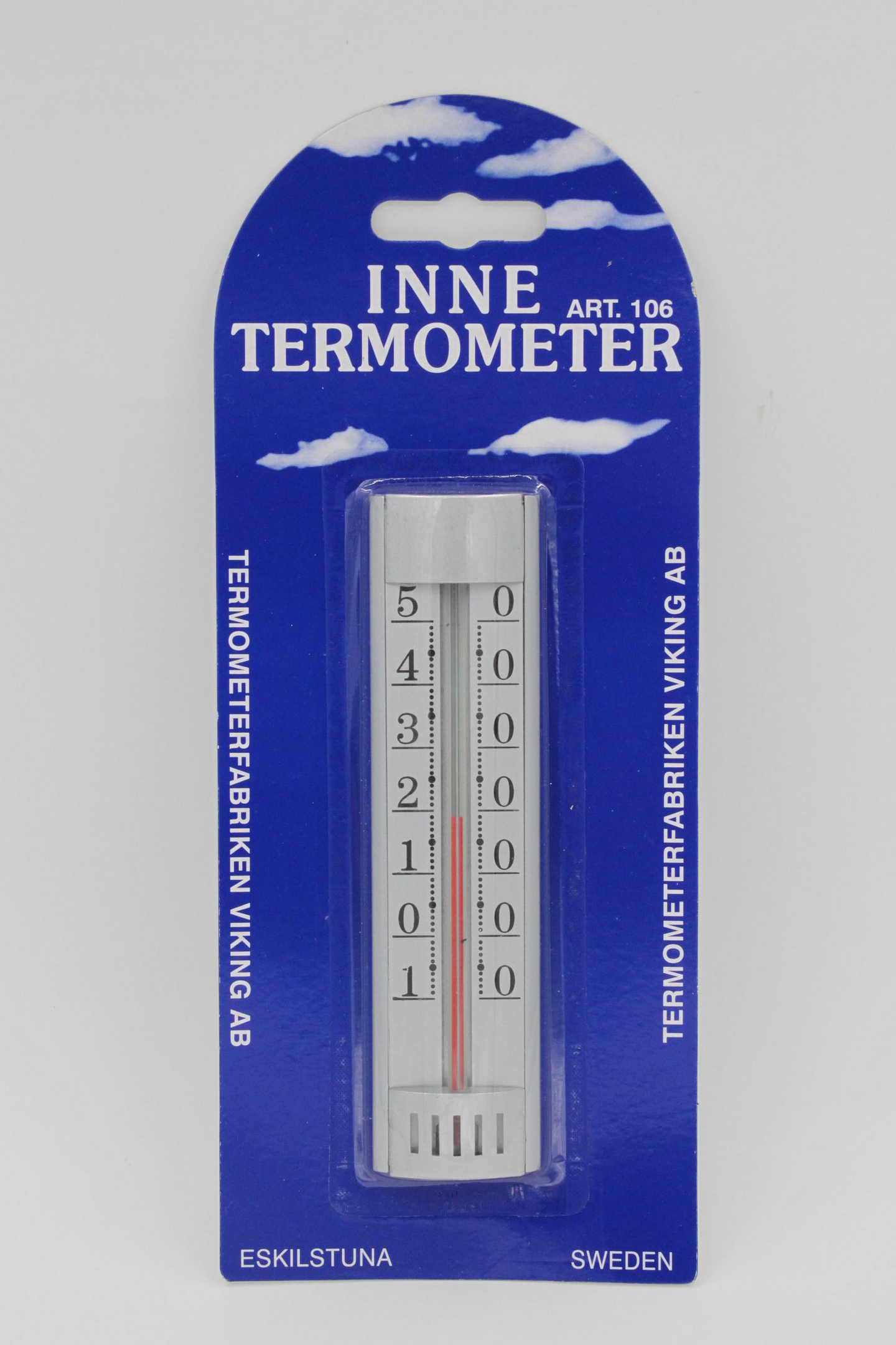 TERMOMETER PLAST INNE SILVER VIKING 106