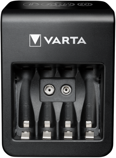Laturi VARTA LCD Plug Charger plus 4xAA 2100mAh