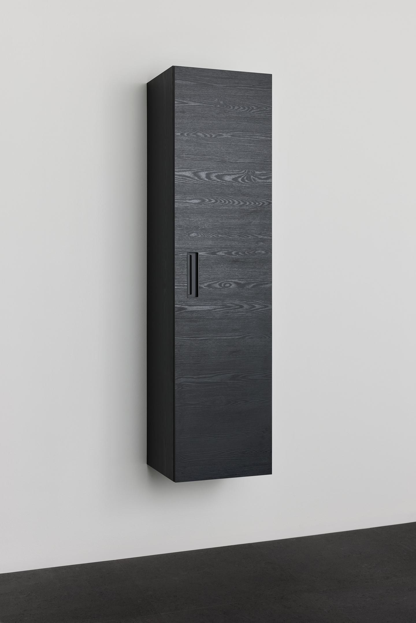 HÖGSKÅP NORO RELOUNGE SVART, TRÄSTRUKTUR