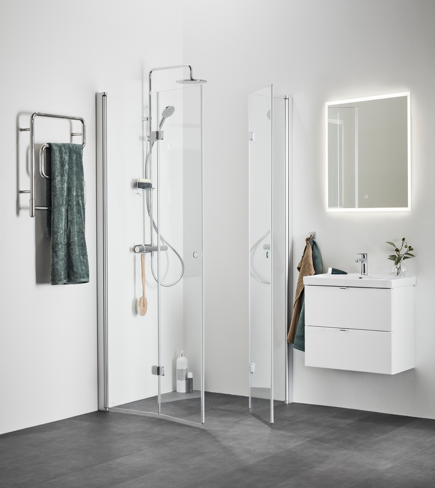 TVÄTTSTÄLLSSKÅP HAFA NEAT LÅDOR VIT 550 MED TVÄTTSTÄLL