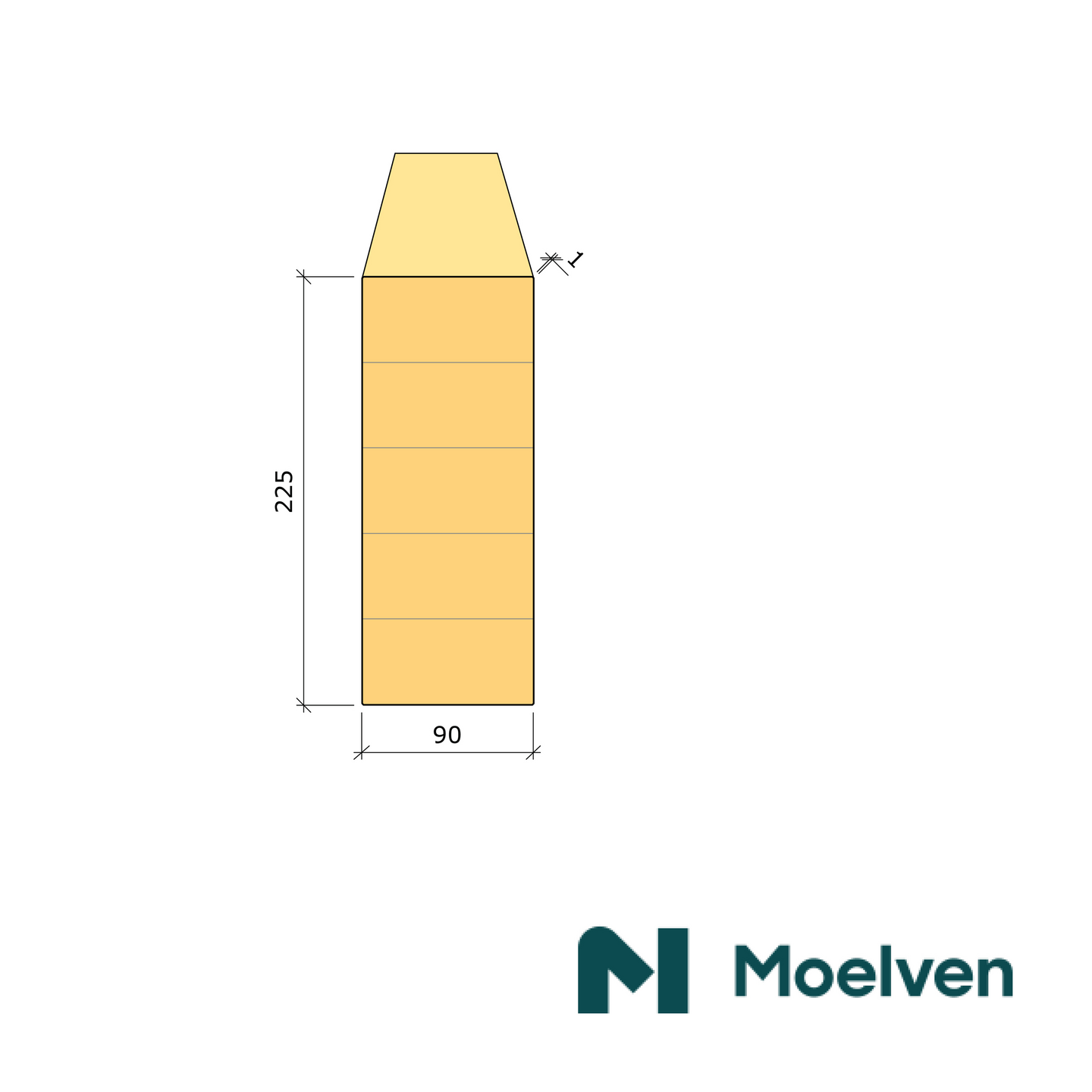 LIMTRÄBALK GRAN GL30C 90X225 L6000MM