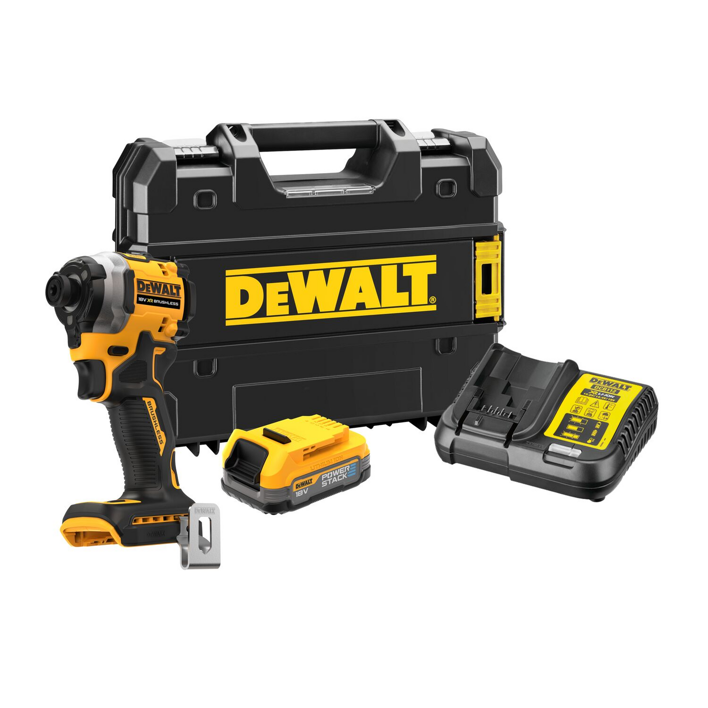 MUTTERDRAGARE DEWALT DCF850E1T-QW XR, TSTAK 1XPOWERSTACK 18V
