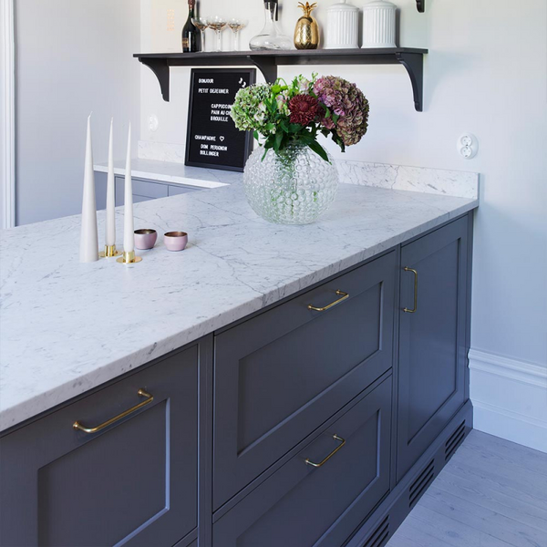 HANDTAG BESLAG DESIGN 1353-128, POLERAD MÄSSING