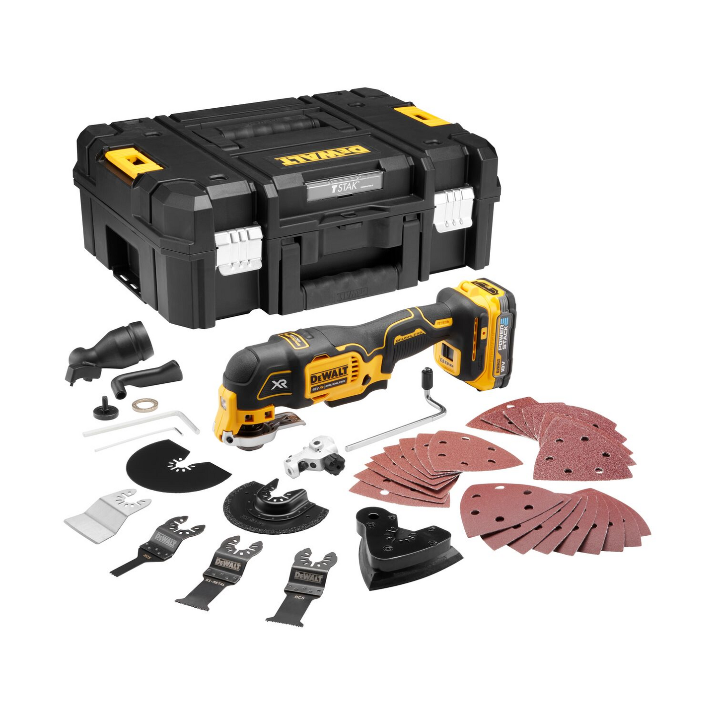 MULTIVERKTYG DEWALT DCS356E1T-XJ XR TSTAK 1XPOWERSTACK 18V