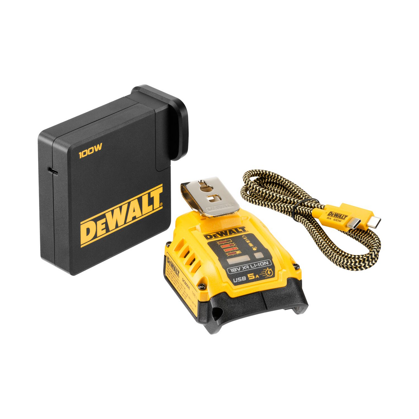 USB-LADDNINGSSATS DEWALT DCB094K-QW, XR 18V