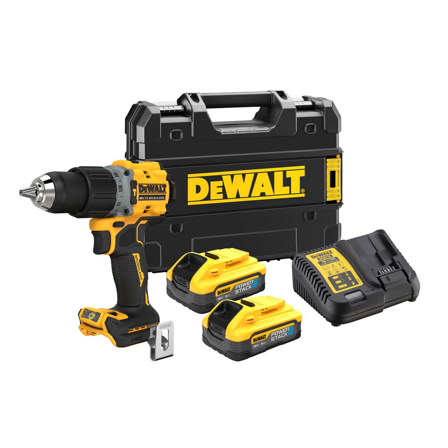Akkuiskuporakone DeWalt DCD805H2T 18V Powerstack 2x5,0Ah TSTAK