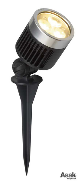 UTELAMPE ALUMINIUM SCOPE 12V/4,5W CHARCOL